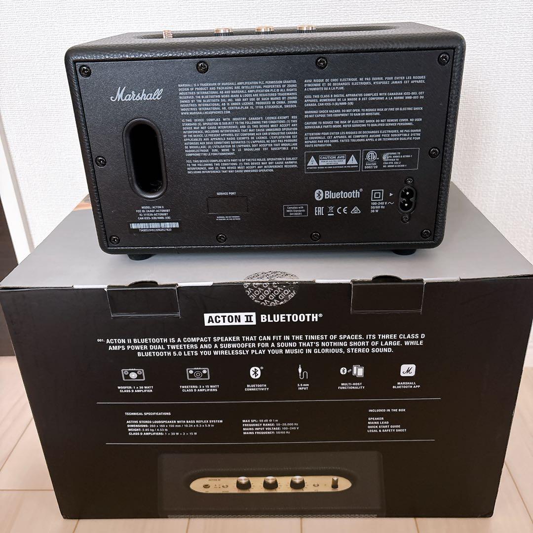 美品◎Marshall ACTONⅡ ワイヤレススピーカー　Bluetooth