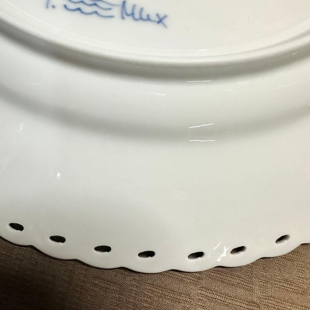 ロイヤルコペンハーゲン ブルーフルーテッド プレート フルレース 25cm