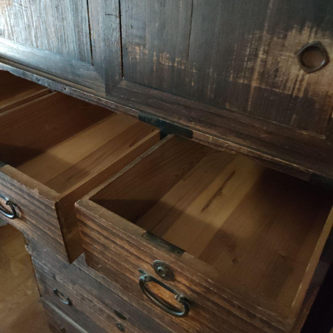 桐タンス　３分割　レトロ