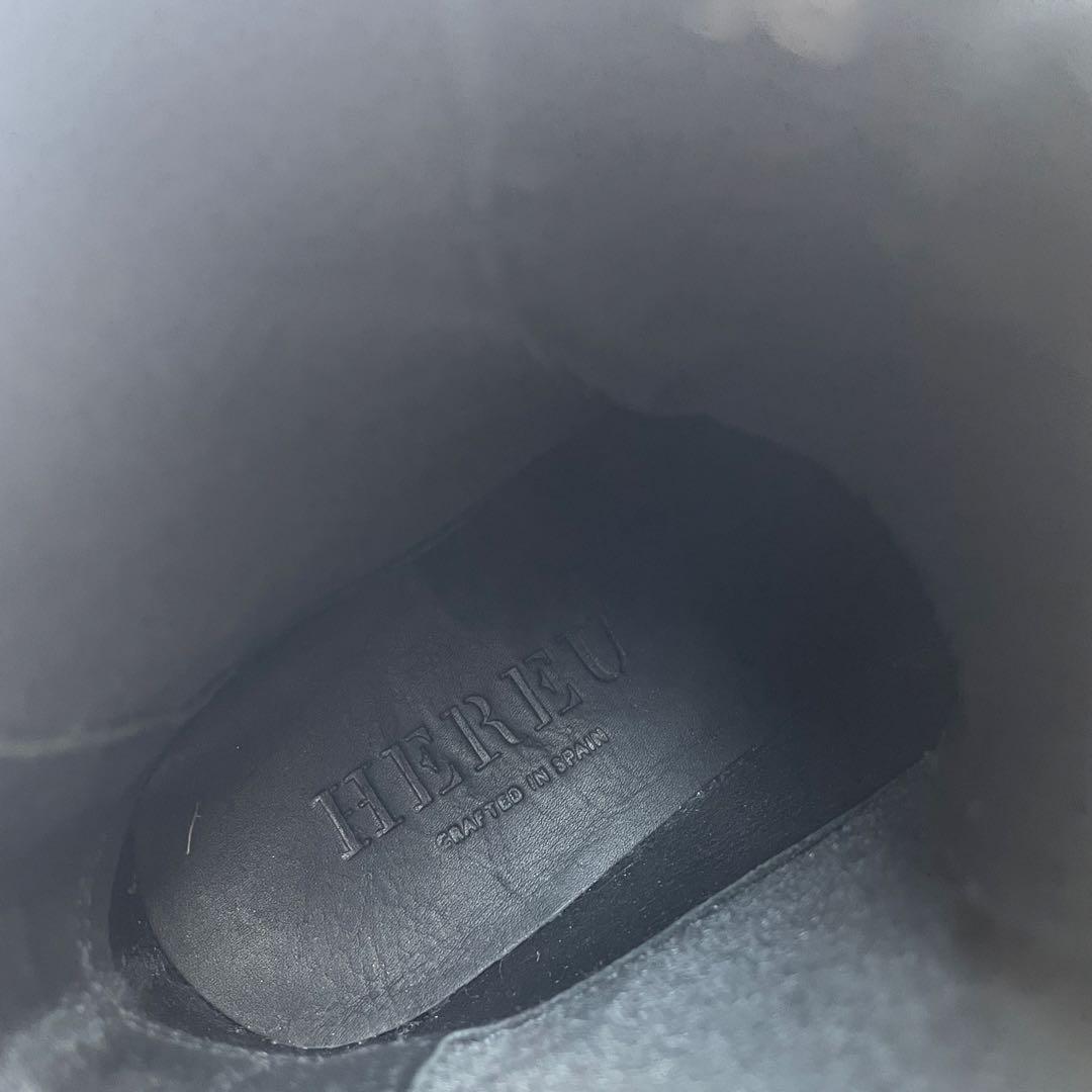 【ほぼ未使用】へリュー サイドゴアブーツ 36 ブラック