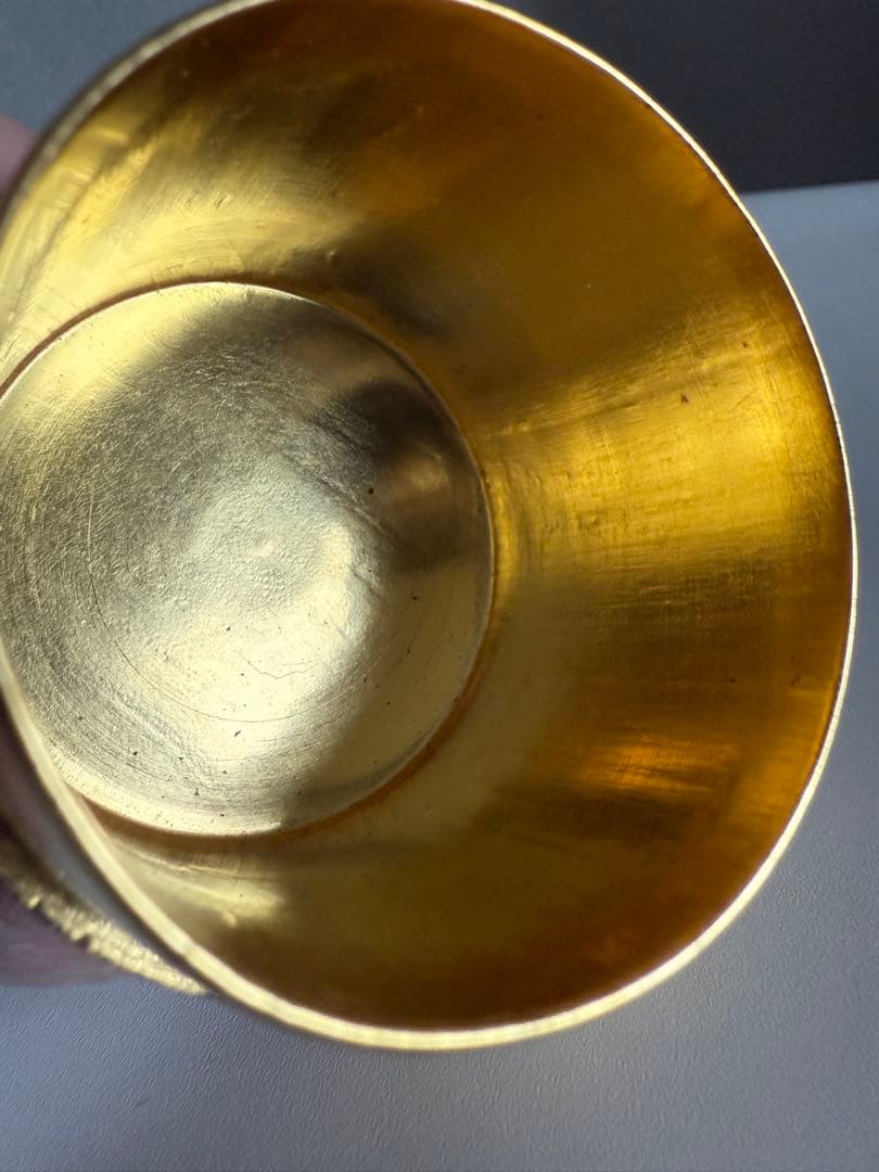 茶道具 本桑 和巾棗 中次 茶器 茶入 内金箔張 薄器 棗 和巾 薄茶器 裏千家