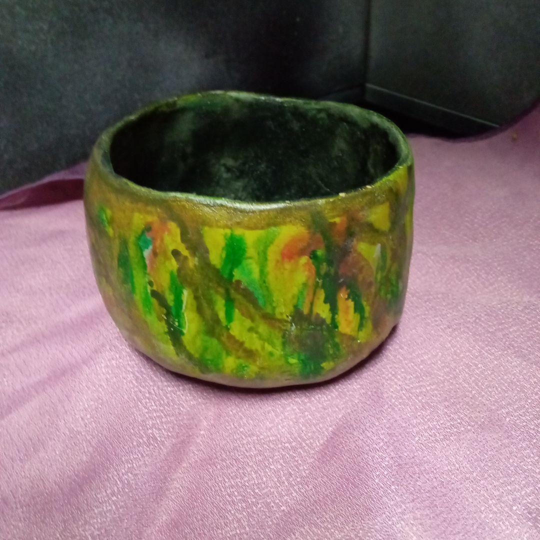 耀茶碗、出口王仁三郎作、いろあざやかな、心あたためる茶碗、大本教、さい