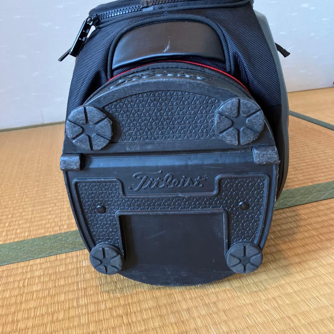 Titleist キャディバッグ ブラック/レッド