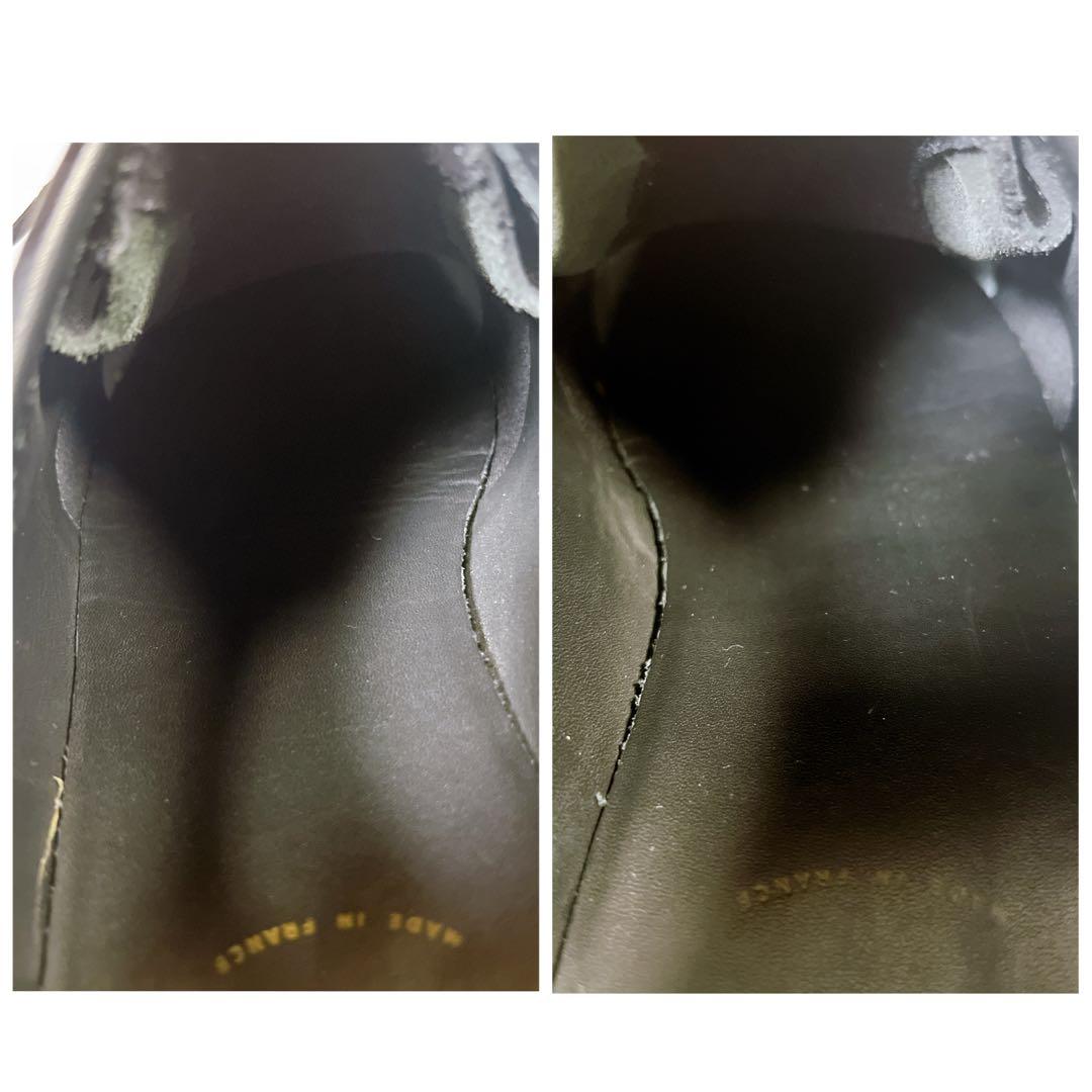 ☆未使用級☆【クレマン】パドロール(40) チロリアンシューズ　本革　厚底　黒