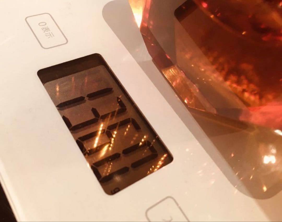 湯布院アンティーク オールドノリタケ クリスタル 18角形 小物入アンバー重量級