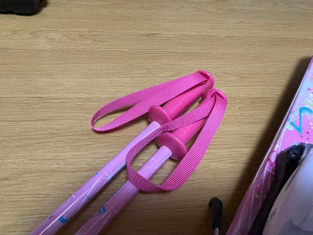 子ども用スキーセット ピンク KAZAMA