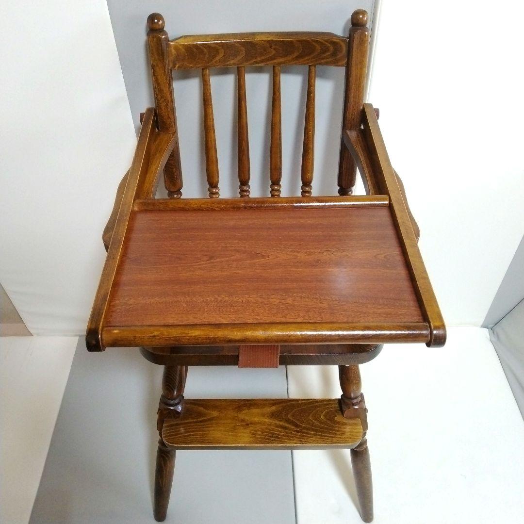 柏木工 ハイチェア ベビーチェア テーブル付き ヴィンテージ