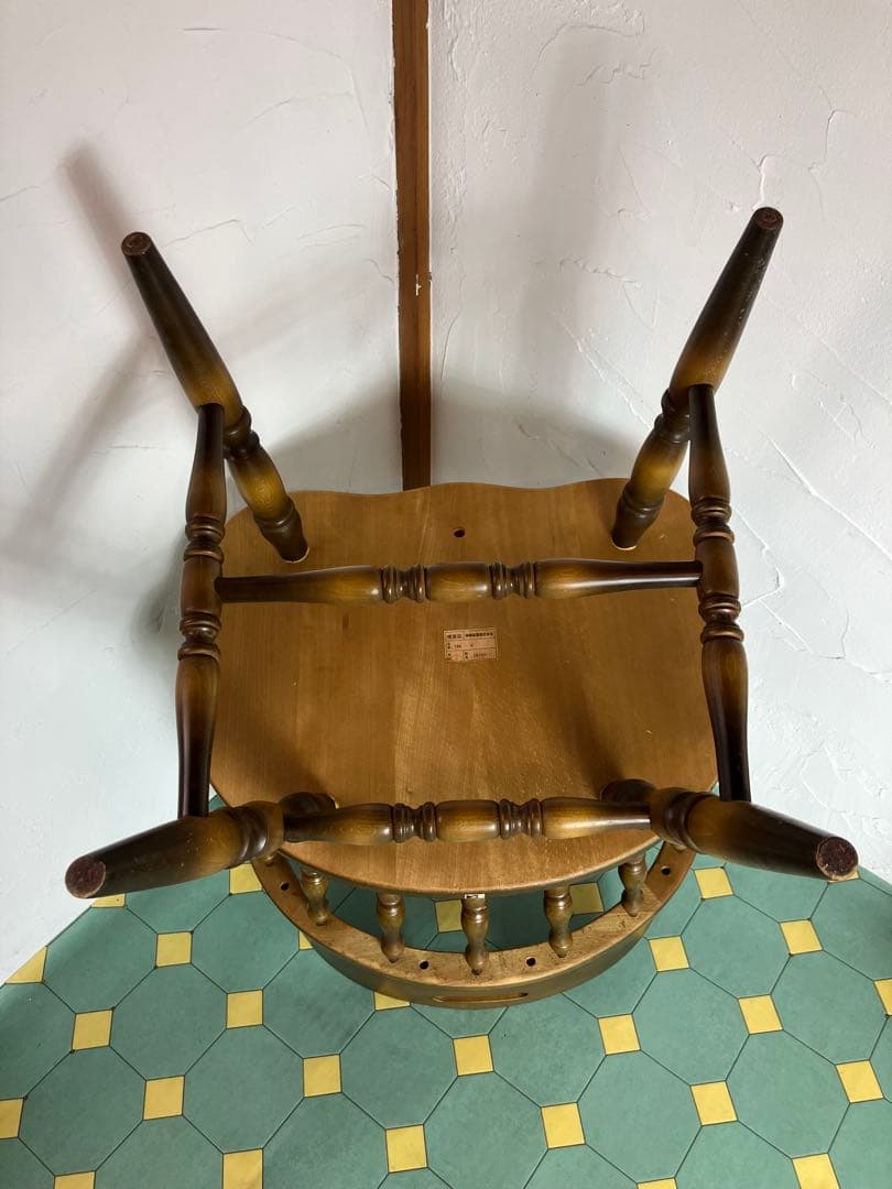 飛騨産業　キツツキ　ダイニングチェア　アームチェア　イス　椅子　チェア　①