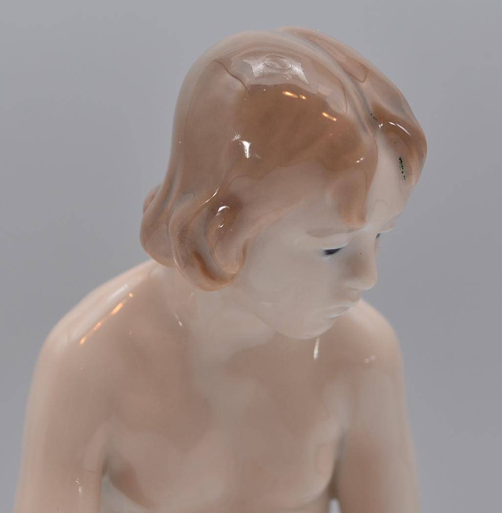 岩の上の裸婦　＃4027　★ロイヤルコペンハーゲン　デンマーク　ヴィンテージ