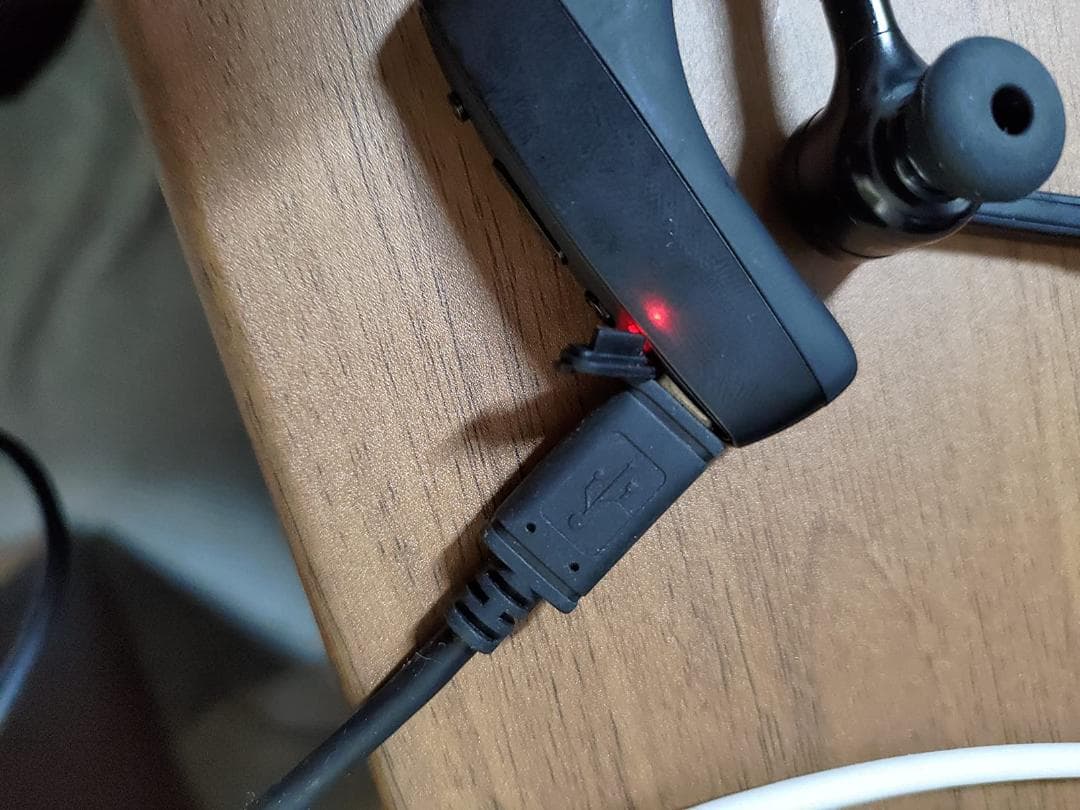 Bluetooth ヘッドセット 5.2 片耳 タイプ-C