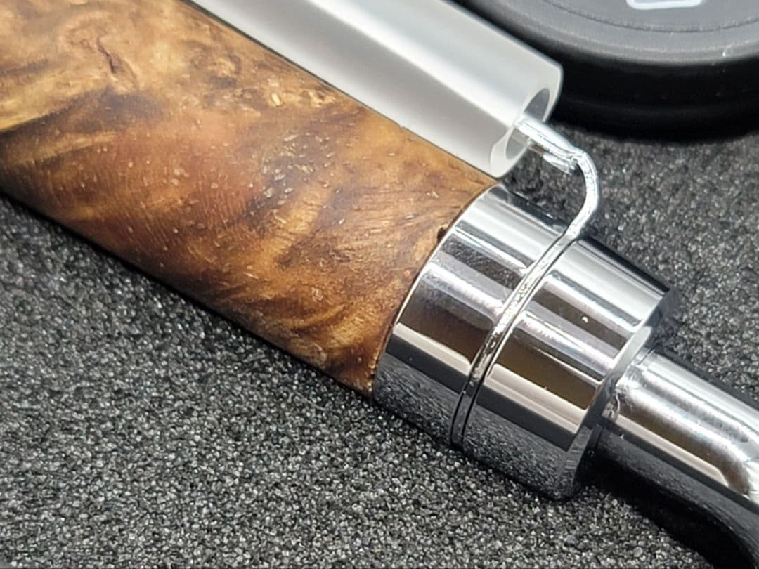 新品　こぶた工房　極上花梨瘤　紅白　シャープペンシル0.5ミリ