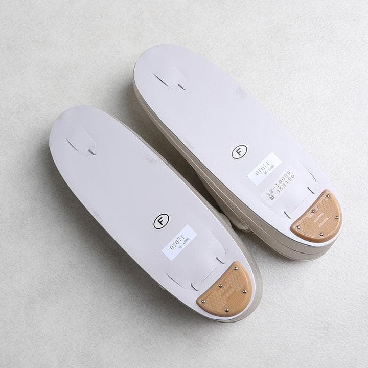 草履バッグセット　乱菊や草花柄　くすみ系　24cm 01671