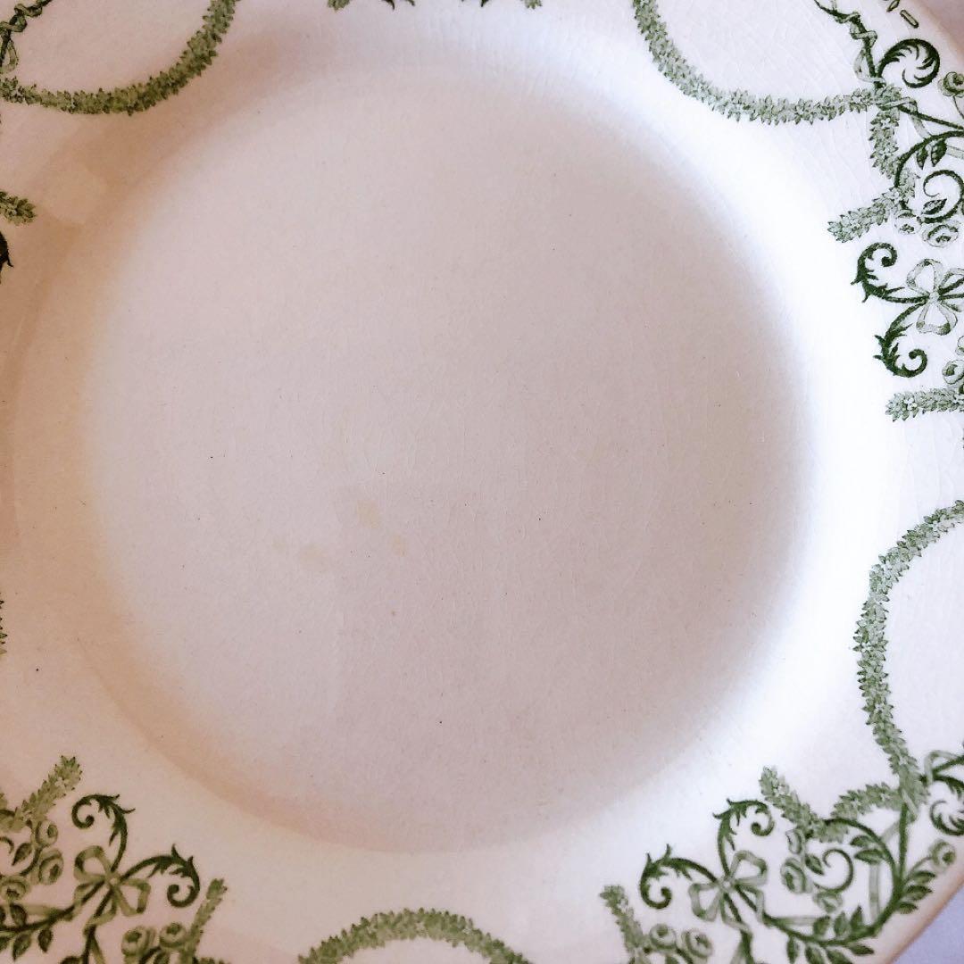 希少　クレイユモントロー 『ナポレオン』ケーキスタンド　フランスアンティーク食器