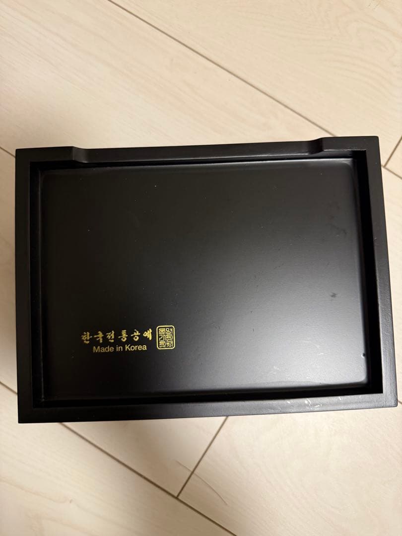 韓国伝統工芸 ナジョンチルギ 螺鈿ジュエリーボックス 宝石箱 牡丹＆蝶柄