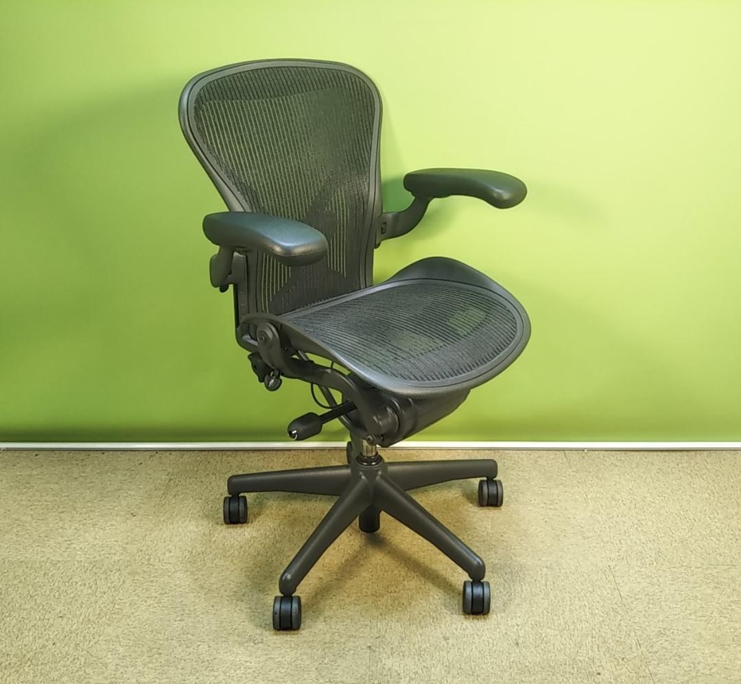 bj　アーロンチェア　Aサイズ　フル装備　レバー式可動肘　前傾機能有り　中古品