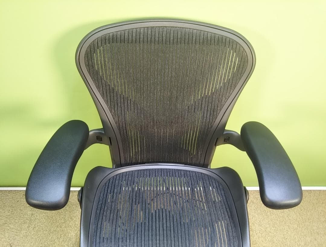 bj　アーロンチェア　Aサイズ　フル装備　レバー式可動肘　前傾機能有り　中古品