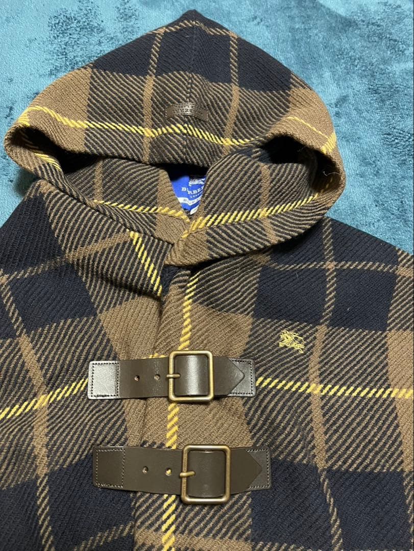 BURBERRY BLUE LABEL 大判ストール ポンチョ ノバチェック
