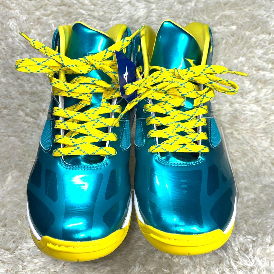 Mizuno Wave DIVERSE DEj青/黄 ハイカット 27cm