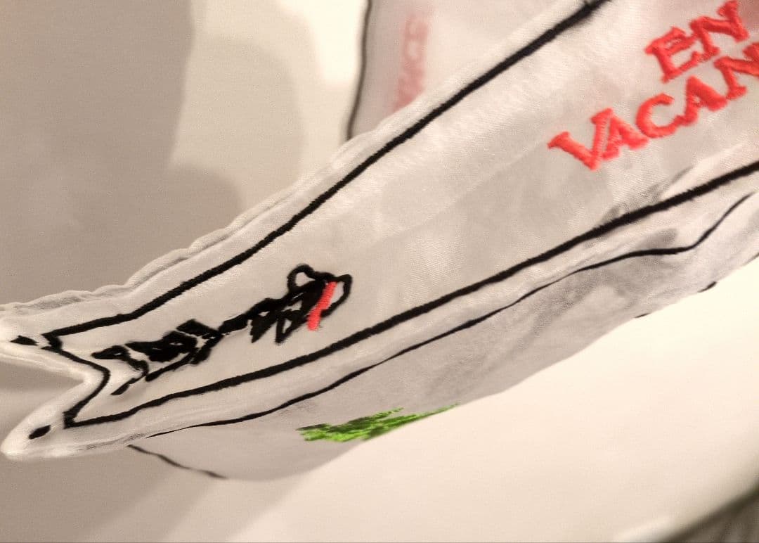 ブリジットタナカ　バカンス　書籍風　オーガンジーバッグ　エコバッグ　フランス