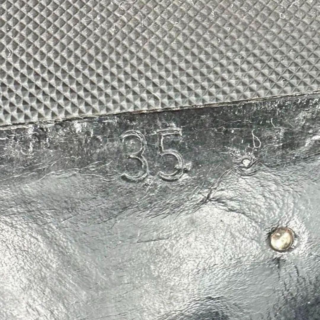 【エディ期】 19SS CELINE 35 ブーツ ブラック 黒 レザー ヒール