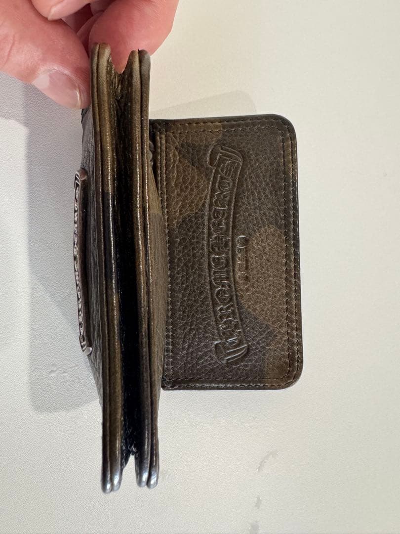 CHROME HEARTSグロメット付きカードケース　カモフラ　迷彩　名刺入れ