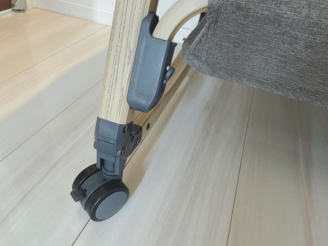 美品‼︎ 半年間使用 HZDMJ ベビーベッド　グレー ネントレ 遮光