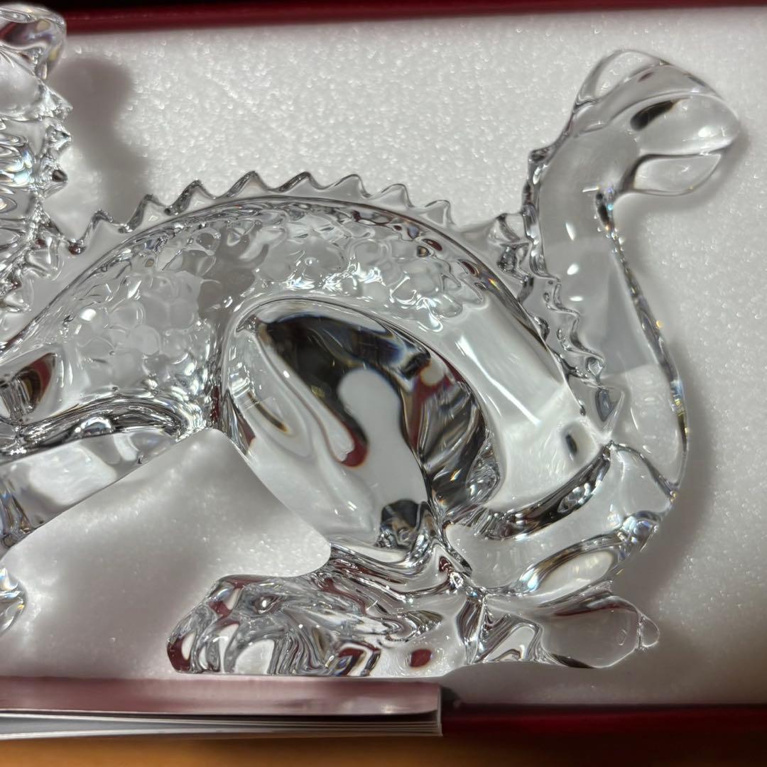 バカラ ドラゴン 龍 手に玉 十二支 辰 フィギュリン オブジェ 干支 箱入