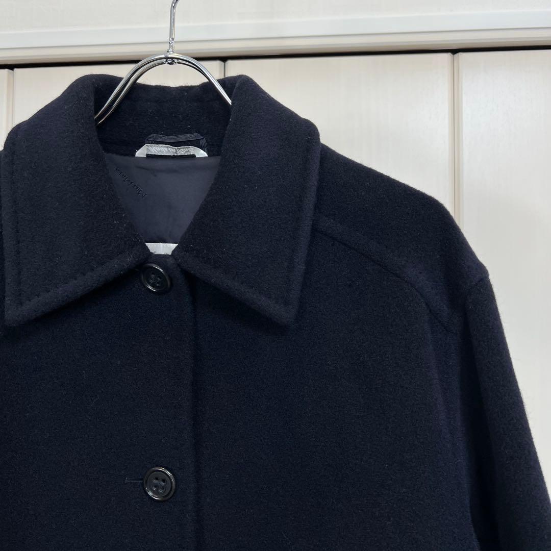Max Mara カシミヤウール コート ネイビー 白タグ 42