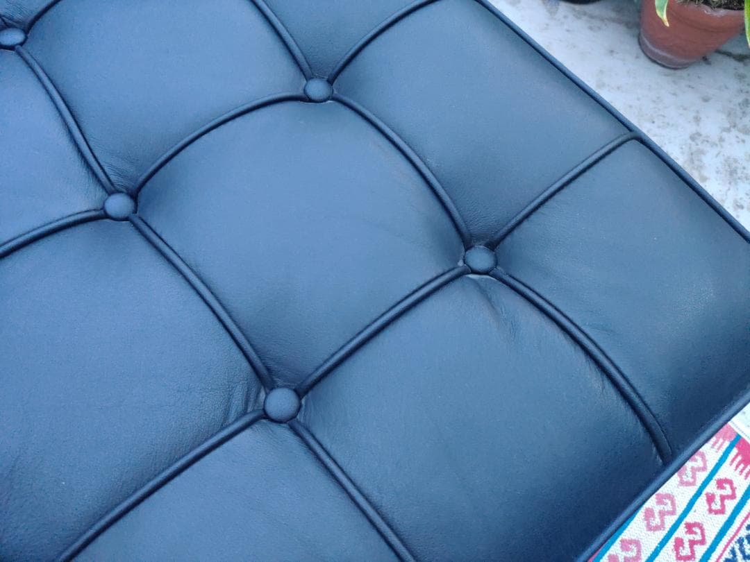 【すっきー様、専用】本革☆バルセロナチェア スツール②☆リプロダクト☆美品