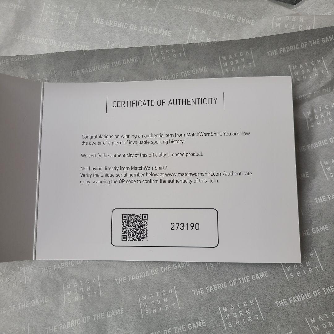 選手支給品 ラスムス・ホイルンド アタランタ