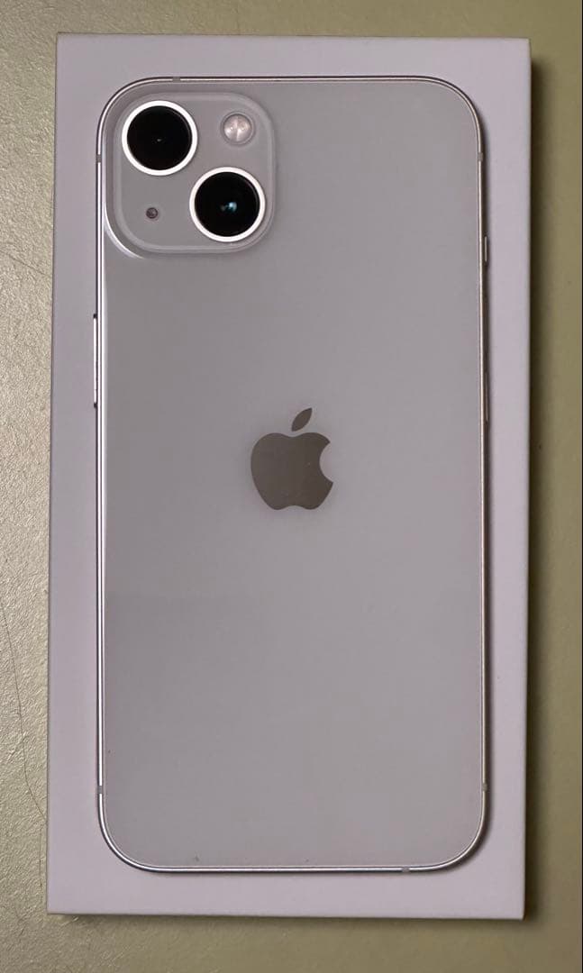 美品✨ iPhone13 スターライト128GB バッテリー純正89%