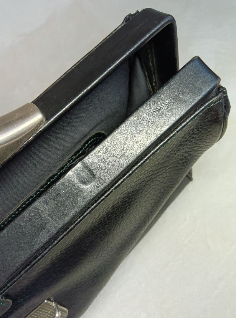 【希少】POTER ダレスバッグ　ヴィンテージ　シボレザー　ブラック