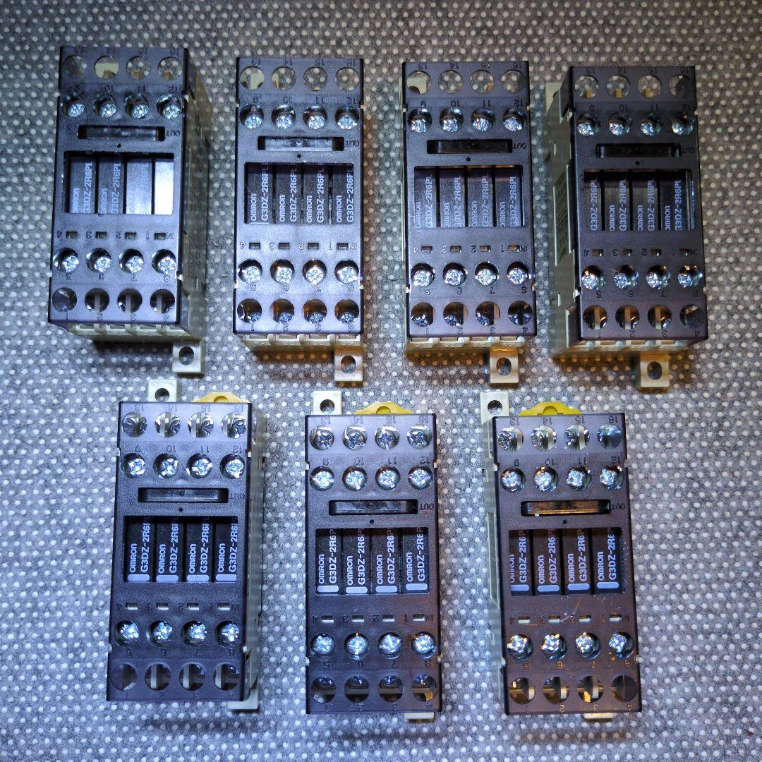 オムロン G3DZ-F4B DC24 ターミナルリレー 7個セット⑦動作確認