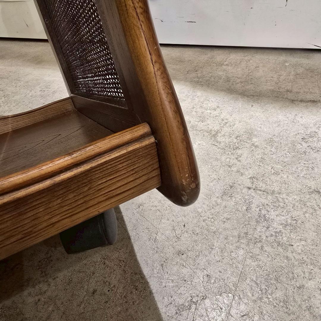 i+【美品】 karimoku カリモク 木製 ワゴン サイドテーブル 国産家具