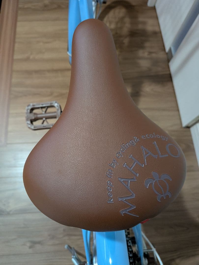 引取り限定！MAHALO 子供用自転車 　マハロジュニア　22型　ブルー　中古