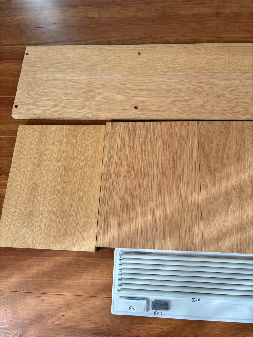 【無印良品】スタッキングシェルフ　追加3段　オーク材