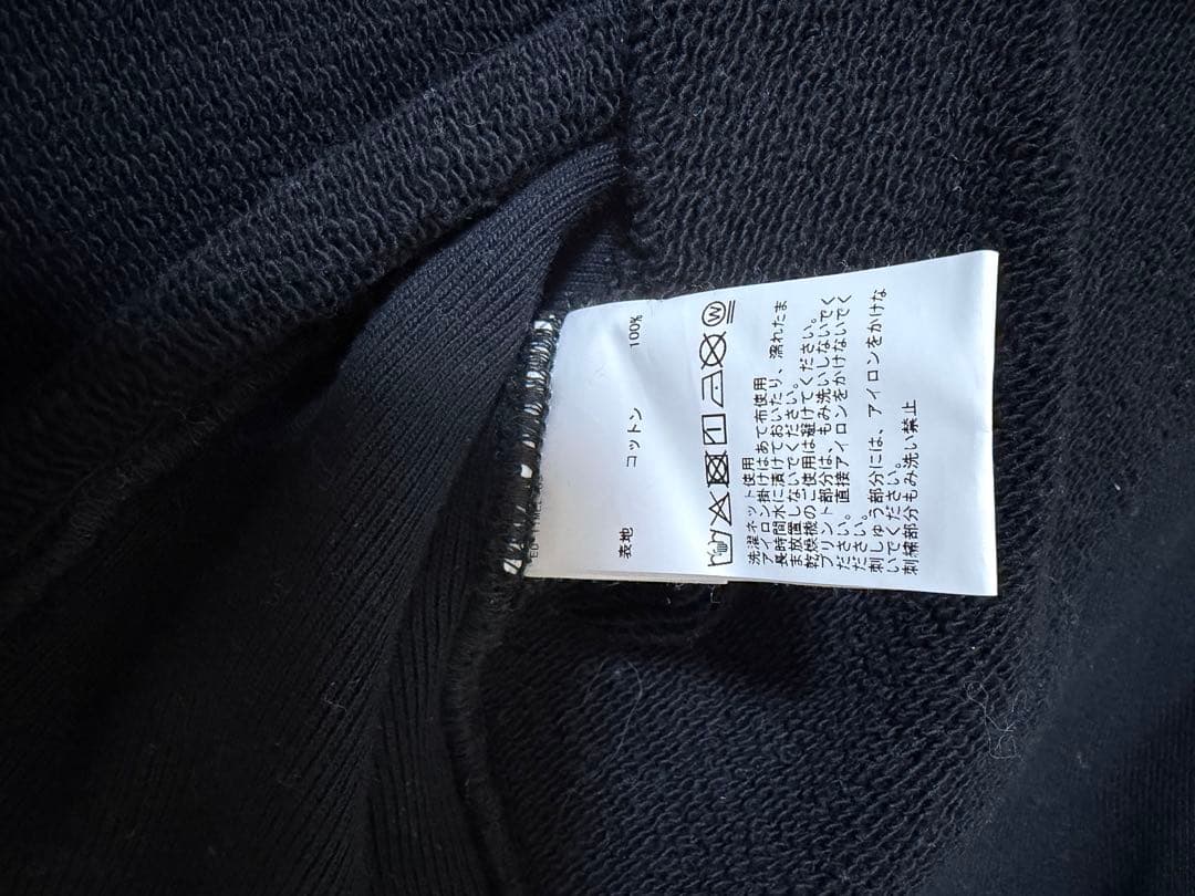 THIRD MAGAZINE ロゴボクシースウェット　黒