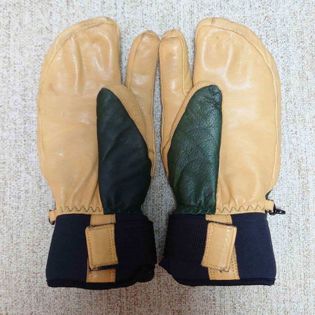 Hestra 3-Finger Full Leather short グローブ