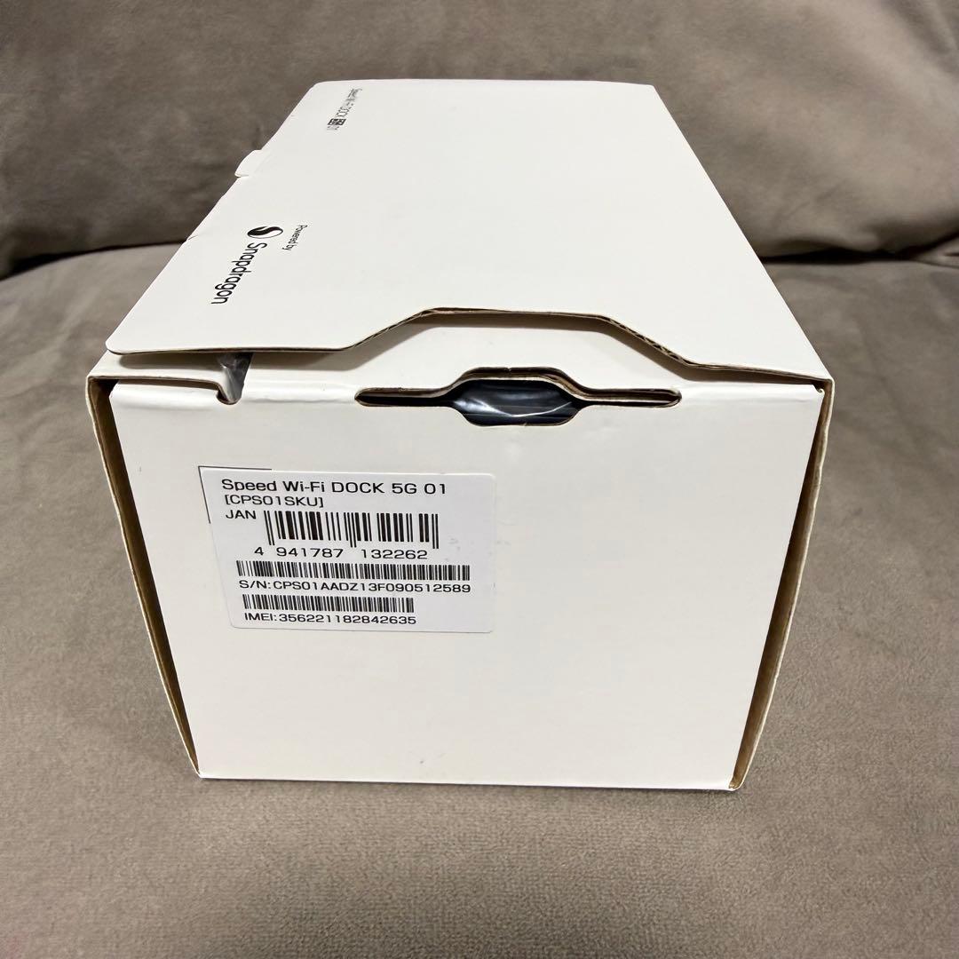 【新品未使用】Speed Wi-Fi DOCK 5G 01