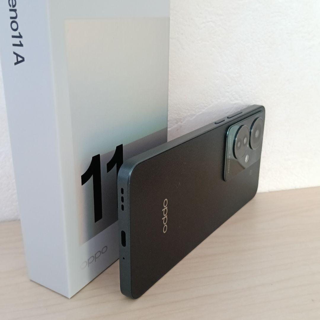 【中古品】スマホ SIMフリーOPPO Reno11A (ケース・フィルム付き)