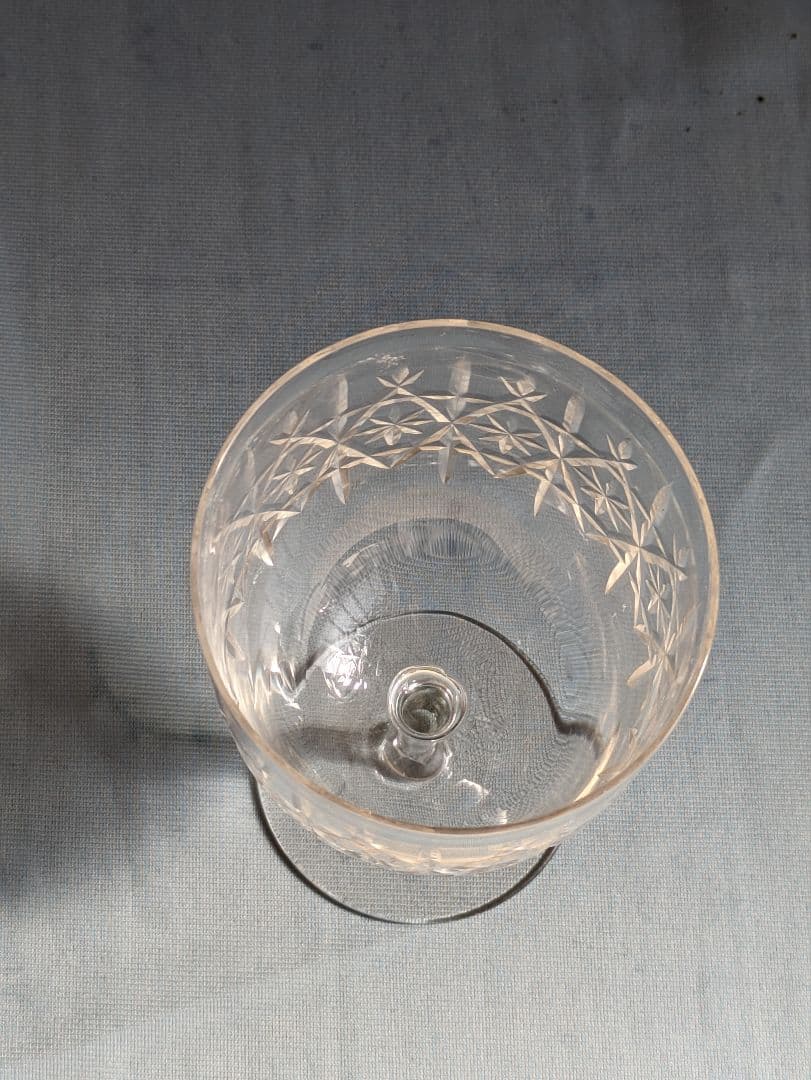 イギリスアンティーク　1910〜1930年代 アンティークグラス　5個セット