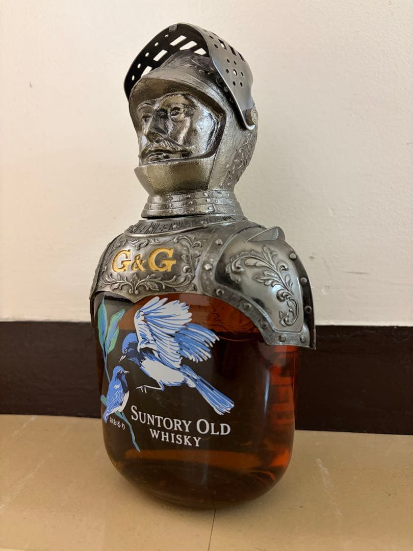 サントリー オールドウイスキー おおるり 甲冑 バードボトル 700ml 未開封