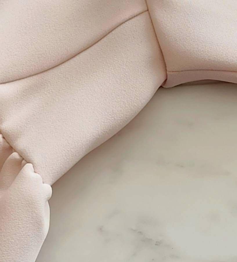 レアカラー ヨーコチャン バックティアード 長袖 ブラウス ピンク