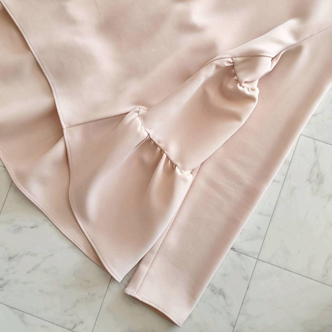 レアカラー ヨーコチャン バックティアード 長袖 ブラウス ピンク