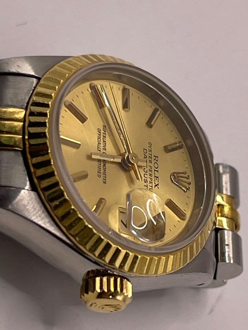 ROLEX ロレックス デイト 69173 ゴールド レディース腕時計