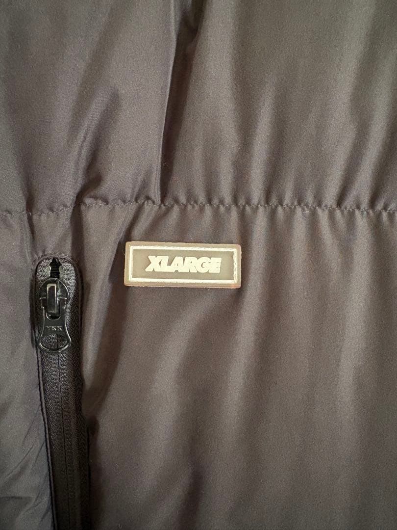 XLARGE リバーシブルダウンジャケット グリーンブラック L