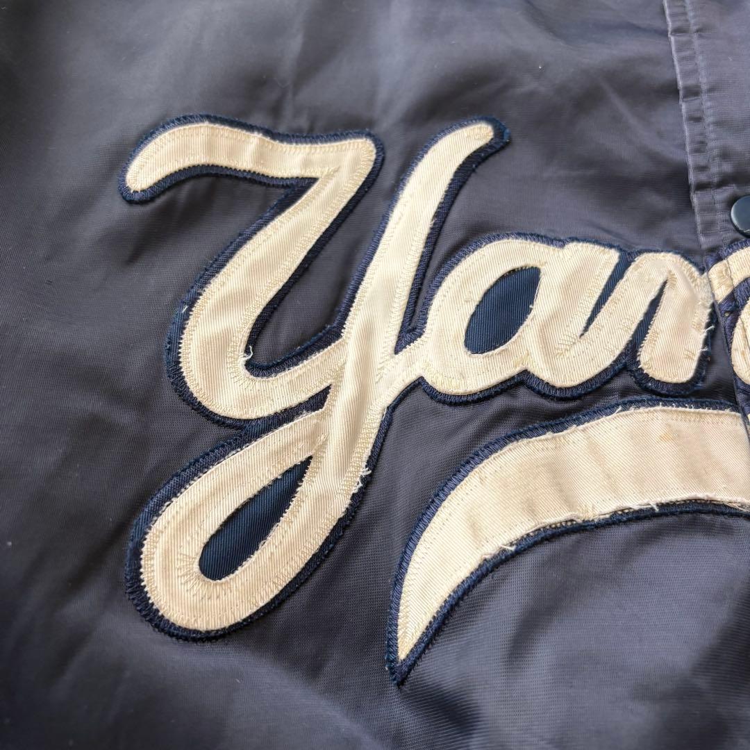 最終値下げ！90s Majestic ヤンキース ナイロンスタジャン XL