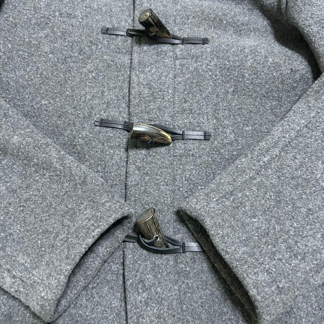 美品　ロンドントラディション　ダッフルコート　イギリス製　ウール　裏地チェック