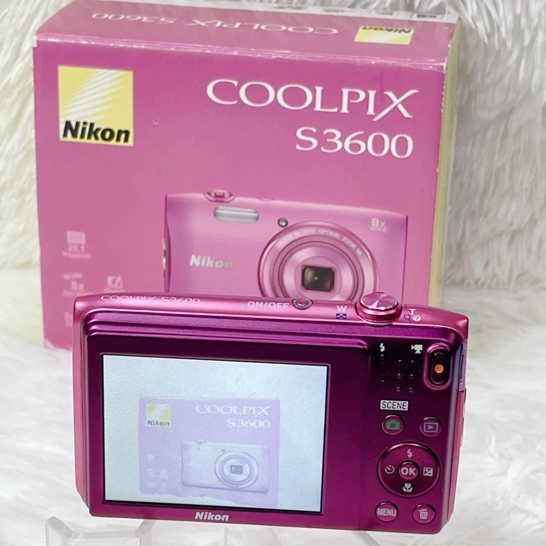 【✨極美品✨】Nikon COOLPIX S3600 【✨付属品完備✨】