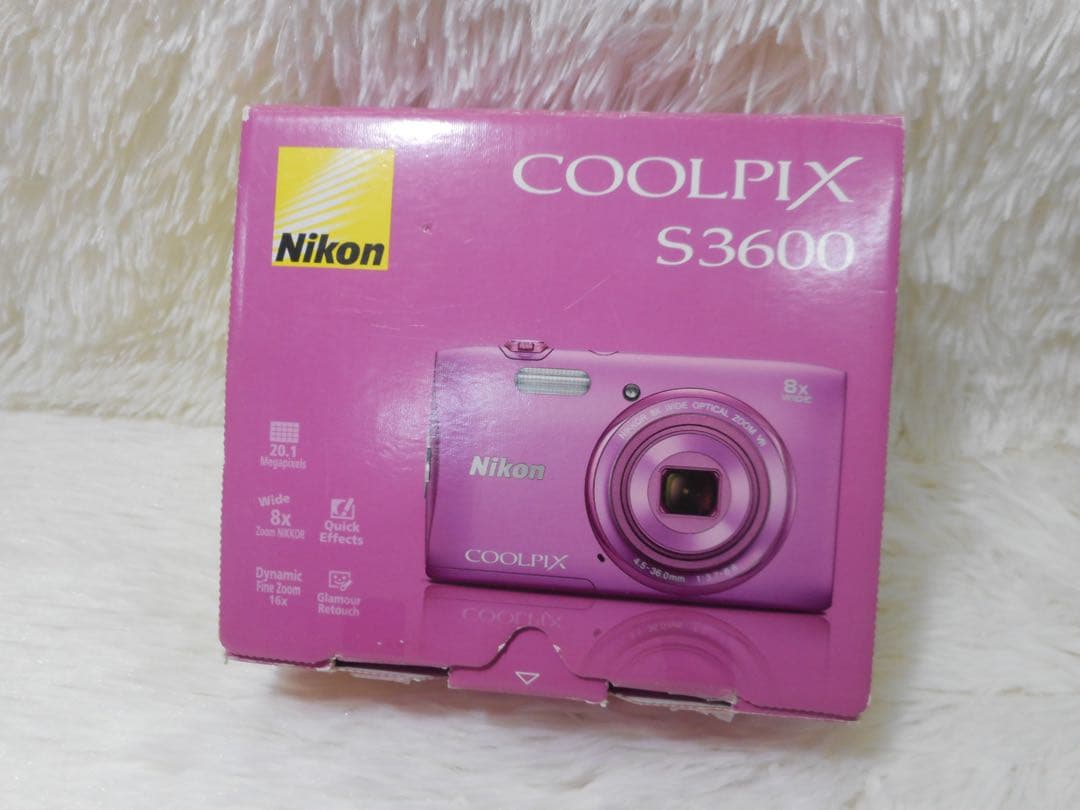 【✨極美品✨】Nikon COOLPIX S3600 【✨付属品完備✨】
